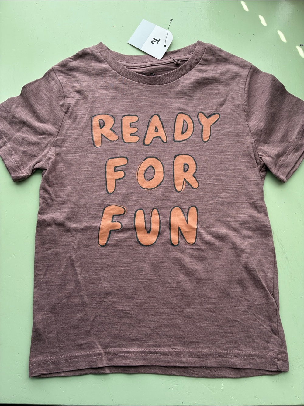 🍎5/$20 Kids 'Ready For Fun' Graphic Tee